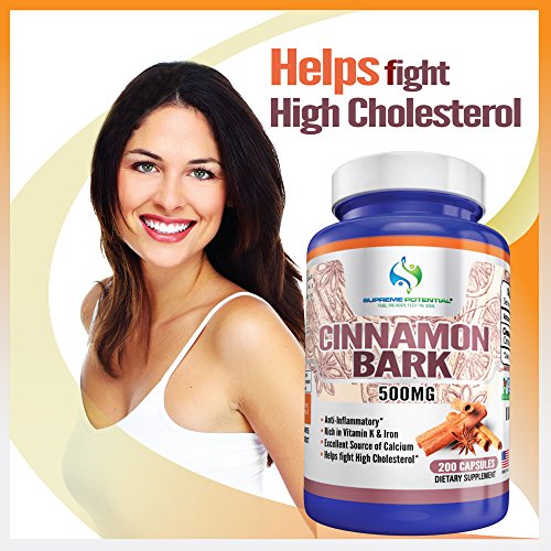 image for Supreme Potential 100% Pure Cinnamon Bark for Anti-Inflammation, Rich 