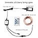 LUCKLED 66ft 200 LED Christmas Starry String Lights Dimmable with Remote, Waterproof Decorative Copper Wire Lights Lighting for Home, Garden, Bedroom, Patio, Wedding and Party Decorations (Warm White)