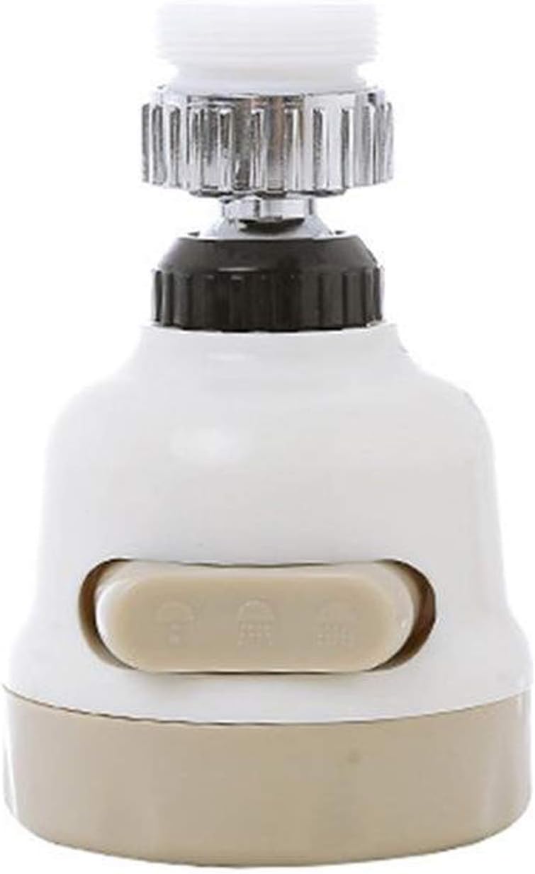 Hpybest 360 Degree Rotate Kitchen Faucet Nozzle Water Saver 3 Modes Water Tap for Kitchen Sink Faucet Extender Booster