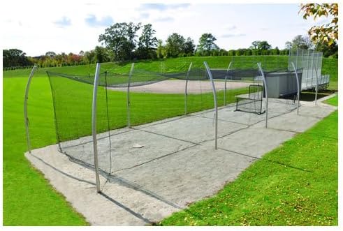 Jaypro Sports PROTF-70 12 in. H x 14 in. W x 70 in. L Pro Batting Tunnel Frame
