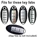 Red TPU Key Fob Cover Case Jacket Holder for 2017 2018 2019 2020 2021 Nissan Altima Maxima Armada Murano Rogue Versa Sentra GT-R Quest Infiniti