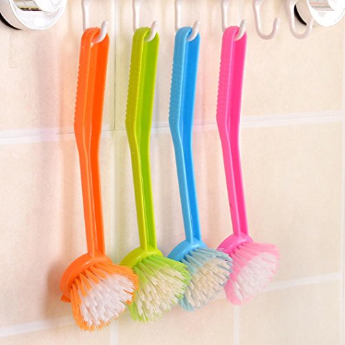 Kitchen Dish Brush Scrub Dish Brushes for Dishes Pots Pans Skillet Cleaning (Color random)