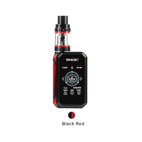NEW SMOK G-PRIV 2 KIT 230W with TFV8 X-BABY Tank 2ml TPD Compliant (Black/Red)