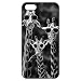 Sunglasses Giraffe Iphone 5 5s Hard Back Shell Case Cover Skin for Iphone 5/5s Cases - Black/white/clear