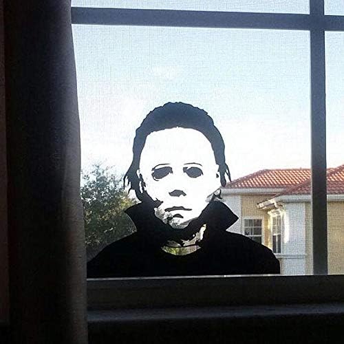 Halloween Decorations Decal Wall Sticker Glass Window Scary car Sticker DIY Removable Haunted House Living Room Party Decoration