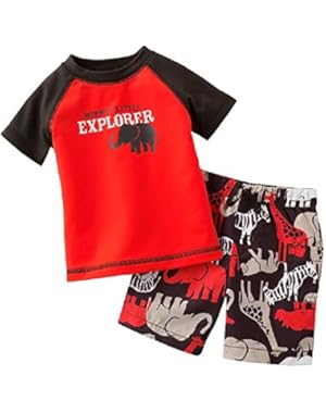 Carter's Orange Safari 2 Piece Swim Set 6 Months