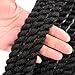 Refined Hair Synthetic Crochet Braids For Woman 18Inch 12roots/pack Ombre Senegalese Twist Crotchet Braid Hair Extensions 6Packs/Lot (18inch, 1B)
