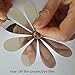 ROPALIA 3D DIY 12pcs Flowers Sticker Decor Mirror Wall Stickers Home Decoration