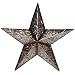 Hosley 16" High Metal Star Wall Large Decor, Country Style Rustic. Ideal Gift for Wedding, Party, House Warming, Home Office. IDBPP00P1