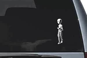Adesivo Per Laptop Auto Adesivi - Adesivi - JDM - Alien Roswell UFO Car, Truck, Notebook, Vinyl Decal Sticker - Yellow - 101mmx139mm Adesivo Jdm Ufo Roswell