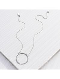 Silpada "Duomo plata de ley Hammered cuerda collar, 18 + 2" extensor