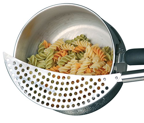 Stainless Steel Crescent Shaped Pan Drainer