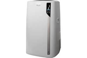 DeLonghi EL376HRGFK Climatiseur portable de 12 500 BTU pour des pièces extra larges jusqu'à 550 m², Wi-Fi avec alexa, économi