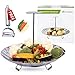 Instant Pot Veggie Steamer Basket - 3, 5, 6 & 8 qt.- Extendable Handle, Foldable Legs with Silicone Feet. Food Steamer - Instant Pot Accessories.100% Stainless Steel (SS Ext.Handle -Std)