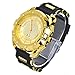 Men's XL Techno Pave Hip Hop Watches WR 8344 G