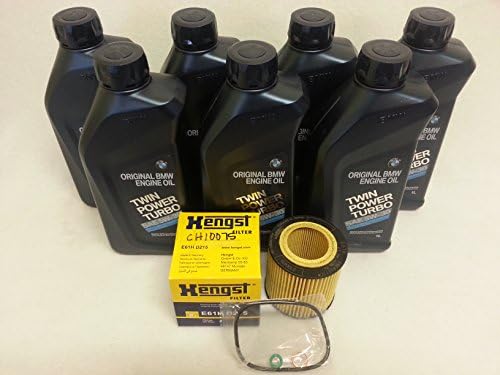 7 Quarts W/ Hengst Oil Filter Genuine BMW Fully Synthetic Oil SAE 5w-30