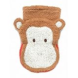 Furnis 559B Organic Cotton Washcloth Hand Puppet, Monkey, Large (Adult Size)