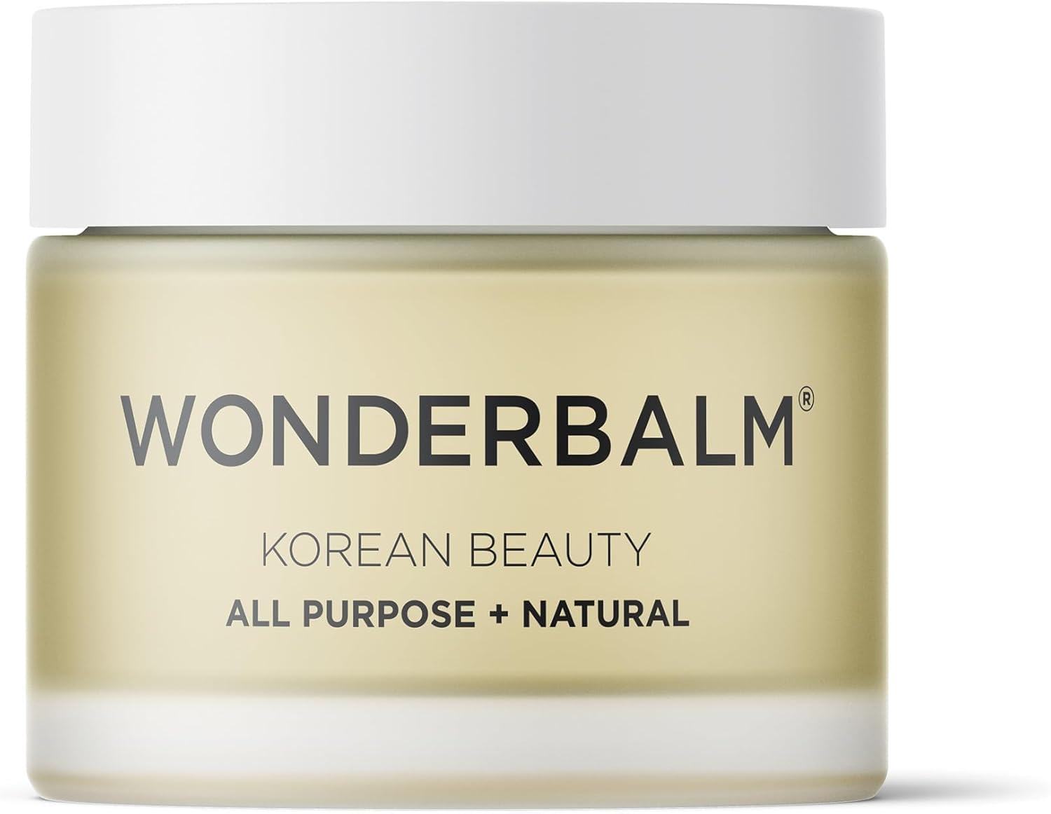 WONDERBALM Multi Use Balm All Purpose Skin Moisturising Cream for Face Body Hair Lips & Cuticles Hydrating Fast Absorbing Vegan Natural Skincare Korean Beauty Multi Award Winning British Brand (50ml)