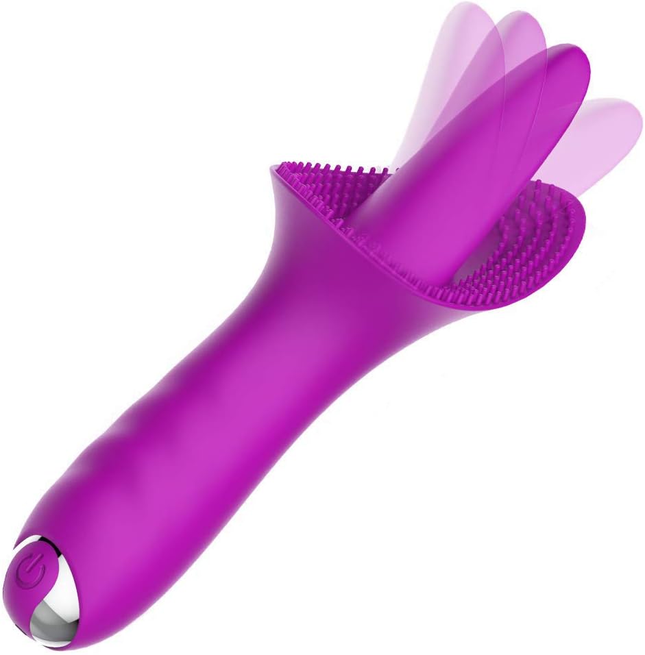 Pleasure Sùck and Líck Tongue Womẹn Primẹ Sīlent Waterproof USB Rechargeable Silicọņẹ 10-Frẹquency Cl-îtọrîal Vî-brátọr Sụcking Vî-braņt Toy -5G7V