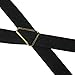 CTM Men's Elastic X-Back Suspenders with Brass Hardware
