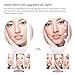 EASEHOLD Makeup Vanity Mirror Rechargeable with 3 Color 42 LEDs Dimmable Lights 1X/10X Magnifying 90°Rotation Cosmetic Beauty Portable Detachable Countertop Circle Tabletop Desk Face Mirror 2 Pack