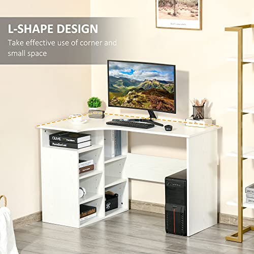 LShaped Corner Home Office Computer Desk, Study Table PC