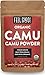 Organic Freeze-Dried Camu Camu Powder - 3.5oz Resealable Bag - 100% Raw From Brazil - by Feel Good Organics
