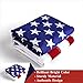 G128 American USA Flag | 3x5 Ft | Double ToughWeave Series Double Sided Embroidered 210D Polyester | Country Flag, Embroidered Stars, Sewn Stripes, Indoor/Outdoor, Brass Grommets, Heavy Duty, 2-ply