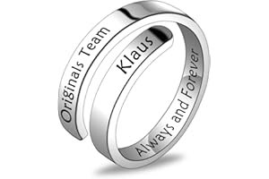 MTYCTWED Jewelry Vampire Fans Gifts Adjustable Ring Vampire Jewelry Halloween Ring Jewelry Gifts for Movies Lovers