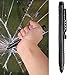 KevenAnna LED Flashlight Tactical Glass Breaker Survival Aircraft Aluminum Self Defense Pen with Writing for Men and Women