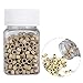 Silicone Micro Link Rings, 1 Bottle/Set 500Pcs 5mm Lined Beads 5 Colors Optional Silicone Lined Links Beads Linkies for Hair Extensions (5 colors)