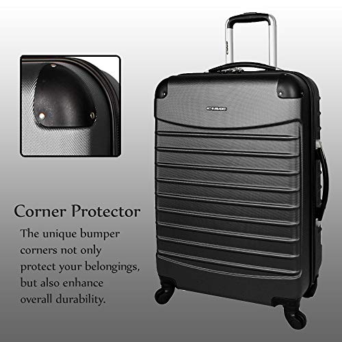 Ciao Voyager Luggage Collection 3 Piece Hardside Lightweight Spinner