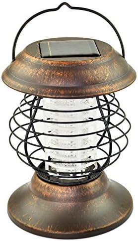 Silfox Solar Powered Insect Pest Killer Lawn Light Lamp |Mosquito Bug Killer Zapper Trap |Mosquito Killer Repellent| Lantern light for Outdoor and Indoor