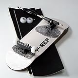 P-Rep Fingerprint 32mm Graphic Complete Wooden Fingerboard w CNC Lathed Bearing Wheels