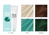 [April Skin] Turn-up Color Treatment 60ml / Self Hair Bleach (Green Blue)