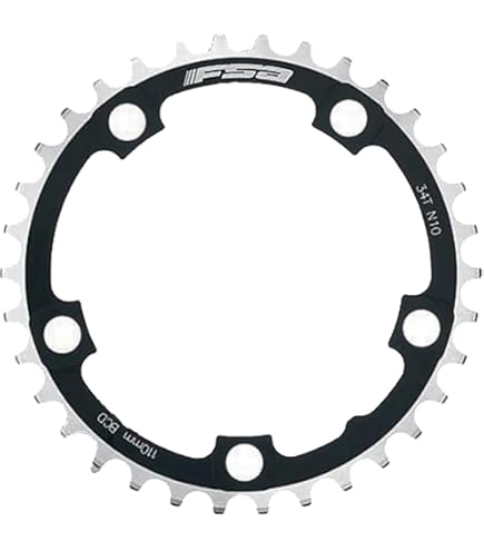 FSA エアロチェーンリング BCD130 55T 1枚 11S FSA Aero TT/Tri 55t Shimano 9-Speed 130mm Black Chainring | Tree