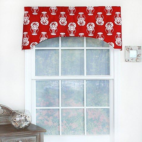 Amazon Com Rl Fisher Claws N Tails Arch Window Curtain Valance In