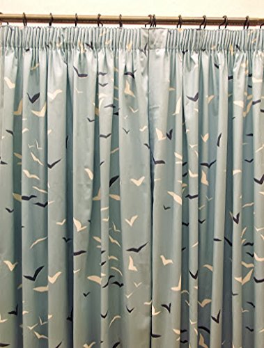 Scion Flight Retro Nautical Bird Print Fabric Pair Of Curtains