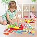 Korano Button Art Color Matching Mosaic Pegboard Set ,Early Learning Educational Toys for Kids