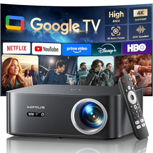 Smart Projector with WiFi Bluetooth Voice Control