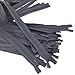 25pcs Nylon Invisible Zippers for Dresses, Skirts, Pillows, Sewing Craft (20 inch, Black)