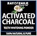 Activated Charcoal Powder 100% Natural and Pure Teeth Whitening by RAY OF SMILE