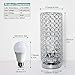 ZEEFO Crystal Table Lamp with WiFi Smart LED Bulb,7W Dimmable Color Changing Light Bulb Compatible with Alexa & Google Home, Elegant Decorative Bedside Table Lamps Ideal for Bedroom, Hotel, Party