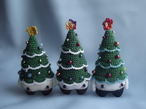 Fir Tree, Pine, Tree Garlands Decor, Shiny Toy, Christmas Eve, New Year, Amigurumi Doll, Suspended Charm