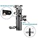 Camera Flash Speedlite Mount Stand and Umbrella Holder Mount 180°Swivel Light Stand E Type Light Bracket for Camera DSLR Nikon Canon Pentax Olympus and Other DSLR Flashes Studio Light LED Light