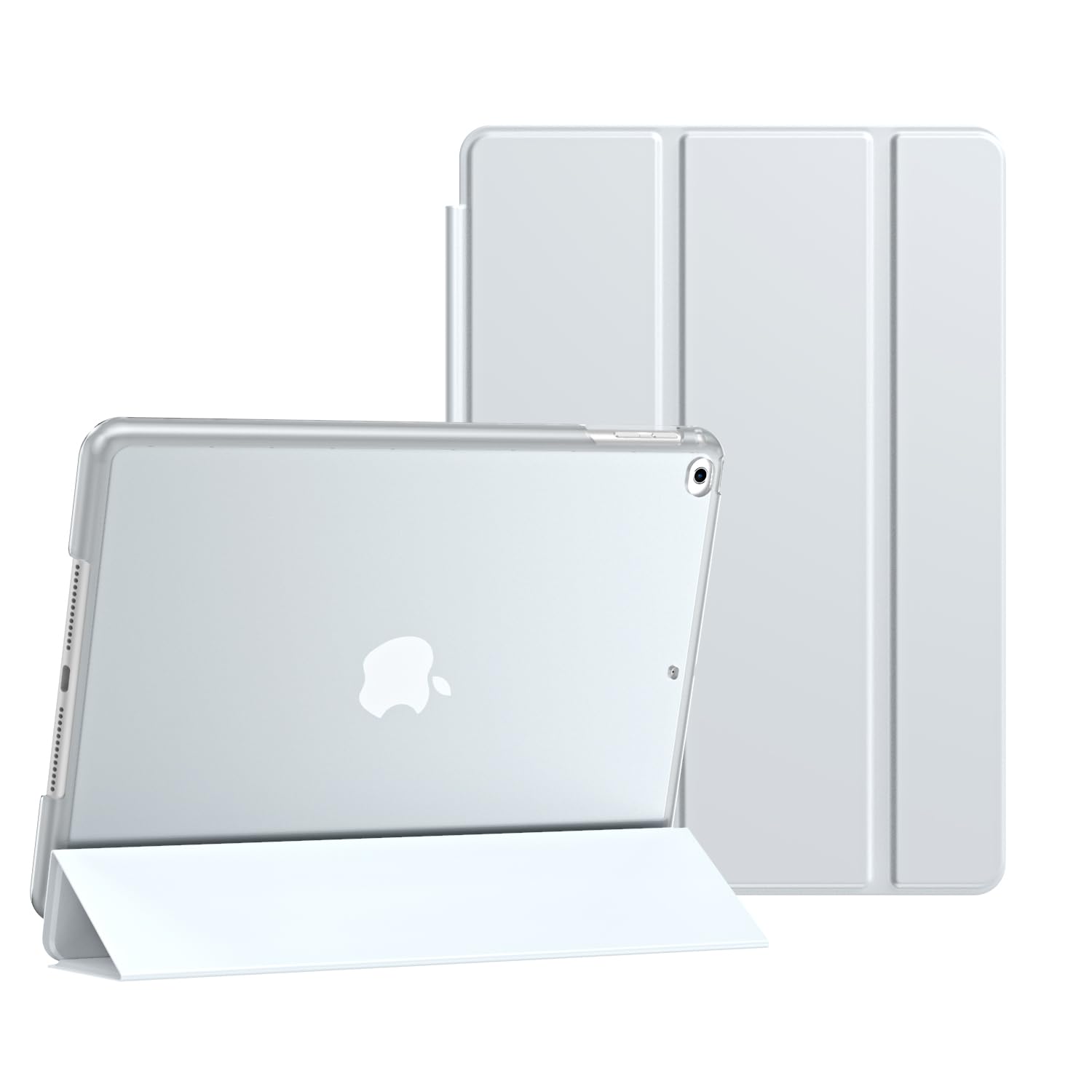 Case For Apple iPad Mini 4th Generation (2015) and For Apple iPad Mini 5th Generation (2019) Smart Magnetic Stand Cover with Auto Wake/Sleep (White)
