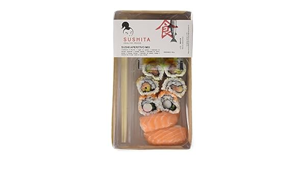 Sushita - Sushi Aperitivo Mix - Plato de pescado y marisco - 155 g ...