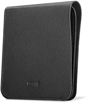 INJOYLIFE Christmas Gift Minimalist Bifold Leather Slim Wallet &amp; Front Pocket Card Holder for Men &amp; Women