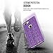 iPhone 8 Plus Case,iPhone 7 Plus Case, WWW [ Mirror Series] RFID-Resisting PU Leather Case Kickstand Flip Case with Card Slots and Mirror for iPhone 7 Plus/8 plus Purple