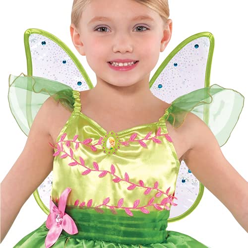 Costumes USA Classic Tinker Bell Halloween Costume for Girls, Peter Pan